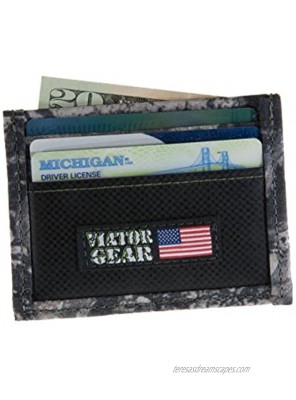 VIATOR GEAR RFID ARMOR Half Wallet Exclusive U.S. Military Technology New Conceal