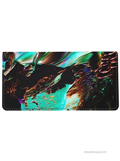 Abstract 8 Design Art Checkbook Cover