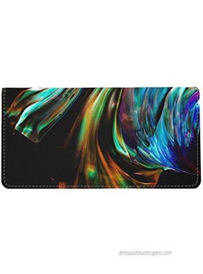 Abstract 8 Design Art Checkbook Cover