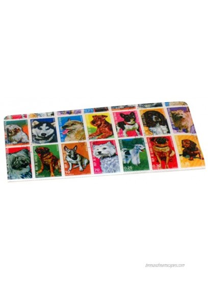 Dog Stamps Checkbook Cover