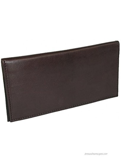 Paul & Taylor Unisex Leather Checkbook Cover Wallet
