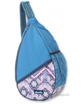 KAVU Paxton Pack Rope Sling Crossbody Bag Purple Ikat