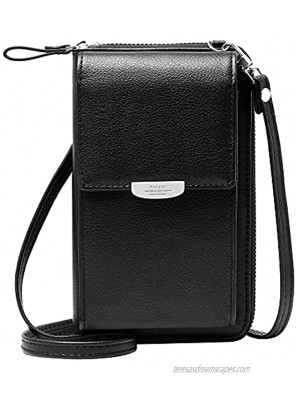 OIDERY Small Crossbody Phone Bags Cellphone Wallet Purse for Women with Credit Card Slots