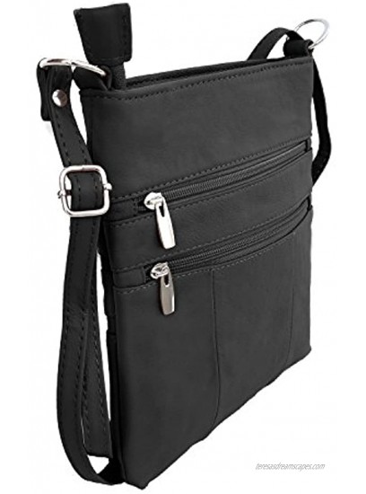 Roma Leathers Cross Body Purse Premium Quality Leather Designed in USA