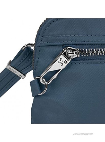 Travelon Women's Anti-Theft Tailored Convertible Crossbody Bag Peacock One Size