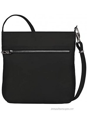 Travelon Women's Anti-Theft Tailored N s Slim Bag Onyx 11 x 11 x 1.75