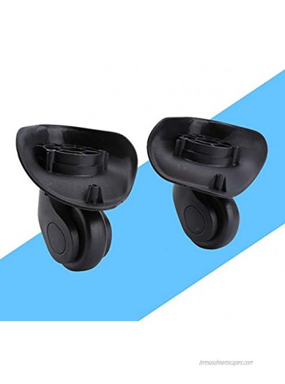 2Pcs Pack Luggage Suitcase Wheel Left and Right Luggage Suitcase Swivel Wheels Replacement Accessory for Trolley Suitcase