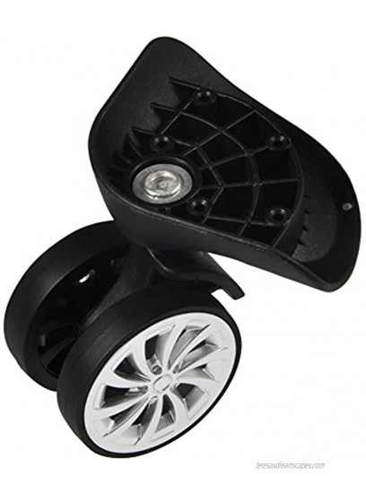 360 Swivel Plastic Wheel,Replacement Luggage Travel Suitcase Wheels Suitcase Wheel Repair Replace Luggage Wheels