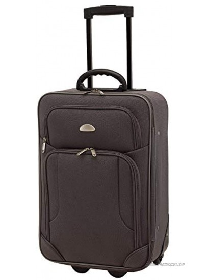 Check in Unisex Adult Hard Shell Trolley with Swivel Wheels Gray