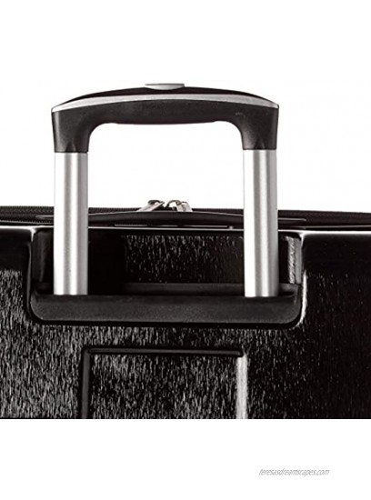 Isaac Mizrahi Chalet 29 4-Wheel Hardside Spinner + 311 Bag Black One Size