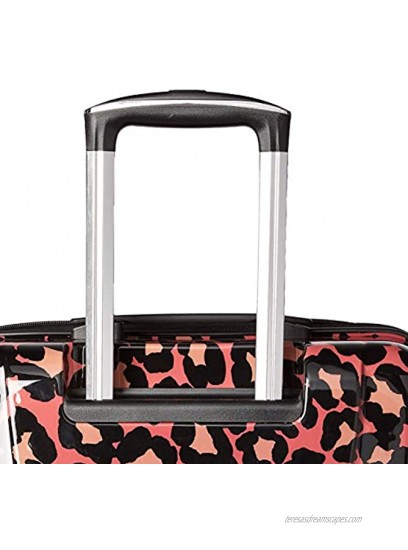 Isaac Mizrahi Chelsea 26 8-Wheel Hardside Spinner + 311 Bag Pink One Size