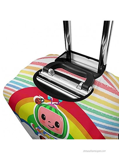 Luggage Cover 24 inch Rainbow Watermelon Thickened Suitcase Cover Washable Travel Suitcase Protector Covers