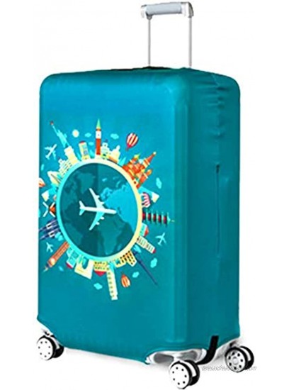 Luggage Protector Cover Suitcase Cover Protector Fit Most 22'' to 30'' Luggage perfect for travell Blue L