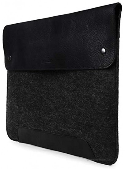 MegaGear Genuine Leather and Fleece Macbook Bag 13.3 Inch