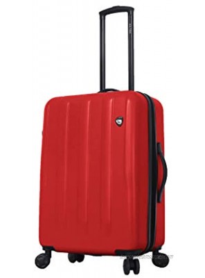 Mia Toro Furbo Smart Italy Hardside Spinner Luggage 24'' Red One Size