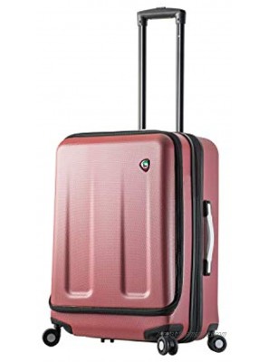 Mia Toro Italy Esotico 24 Inch Spinner Luggage Red One Size