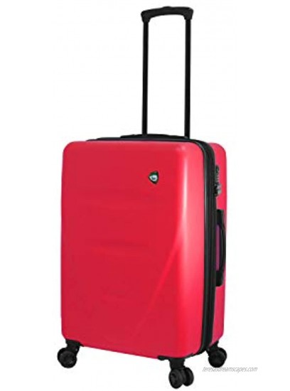 Mia Toro Italy Fassa Hardside 23 Inch Spinner Luggage Red One Size