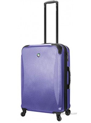 Mia Toro Italy Gaeta Hard Side 26 Inch Spinner Luggage Blue One Size