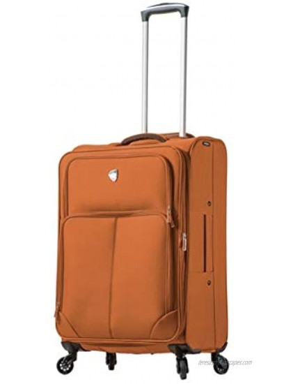 Mia Toro Italy Leggero Softside 24 Inch Spinner Luggage Black One Size