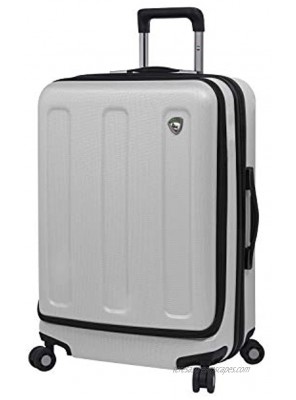 Mia Toro Italy Profondito 24 Inch Spinner Luggage White One Size