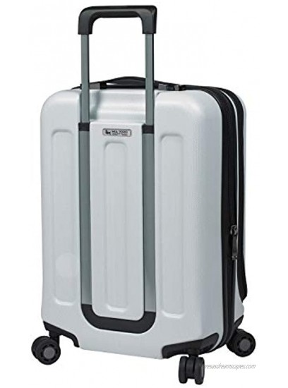 Mia Toro Profondito 24'' Spinner Luggage White One Size