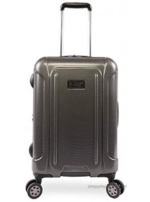 ORIGINAL PENGUIN Crest 21" Hardside Carry-on Spinner Luggage Charcoal One Size