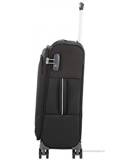 Samsonite Unisex Adult Luggage Hand Baggage Black Black Spinner S Länge: 35 cm 55 cm 35 L