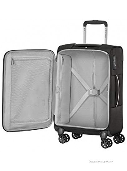 Samsonite Unisex Adult Luggage Hand Baggage Black Black Spinner S Länge: 35 cm 55 cm 35 L