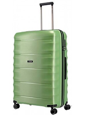 Titan Unisex_Adult Luggage Green Metallic 75cm 29.7"