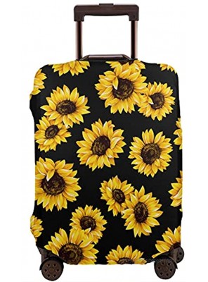 Travel Luggage Cover Lovely Sunflower Luggage Suitcase Protector Baggage Fit 18-21 Inch