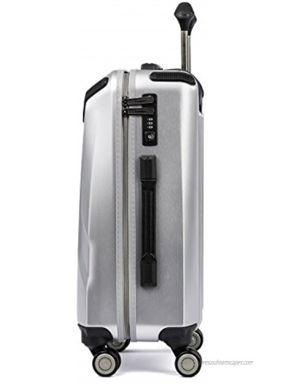Travelpro Crew 11 Hardside Luggage with Spinner Wheels Silver Carry-On 21-Inch