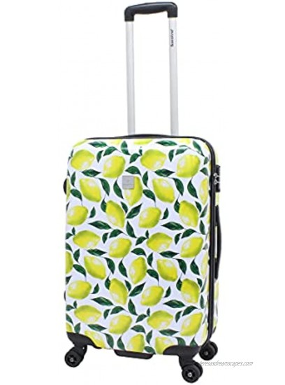 viaccio Saxoline Hard Case Suitcase Trolley Size M 67 cm Lemon