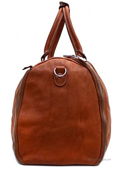 Convertible Full Grain Leather Garment Duffle Bag Floto Parma Edition