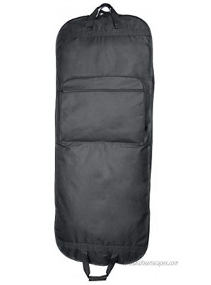 DALIX 60 Professional Garment Bag Cover for Suits Pants & Gowns Dresses Foldable