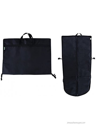 Earthwise Travel Garment Bag Foldable Heavy Duty Oxford Nylon with Multiple Storage Compartments