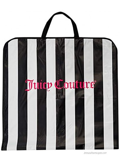 Juicy Couture Garment Bag Dress Suit Gown Carrier Travel Tote Black White