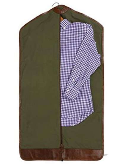 Moore & Giles Holton Garment Sleeve in Ventile Olive Green