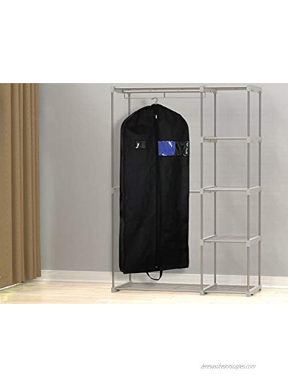 Simplehousware 60-Inch Heavy Duty Garment Bag for Suits Tuxedos Dresses Coats