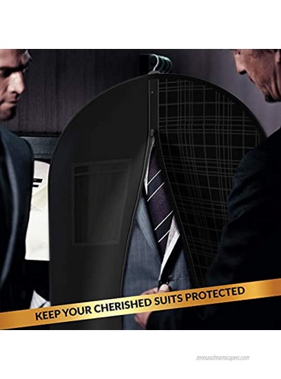 Suit Garment Travel Bags 3 Pack -Heavy Duty Lightweight -40x24 -By Your Bags
