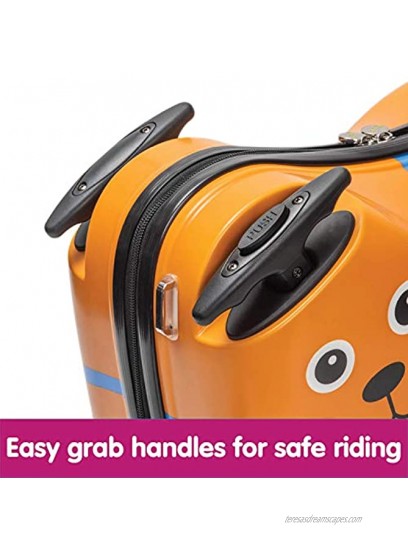 OOPS Ride-On Trolley Luggage Bag for Children with Versatile Pull Strap and Extendable Handle