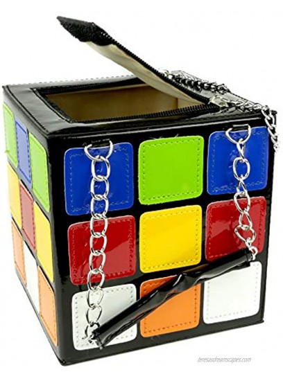 AQING Colorful Magic Cube Handbag,Fashion Tote Purses for Women Girl
