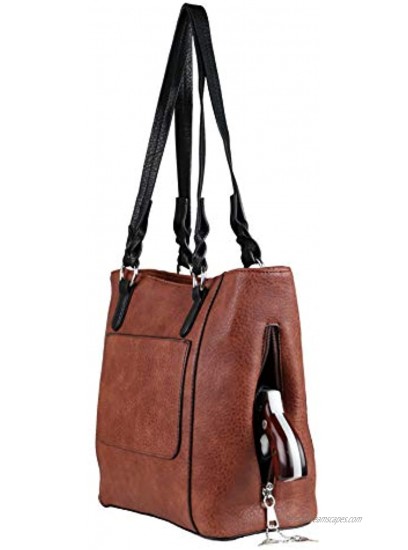 Concealed Carry Purse Two-tone Grace Tote with Wallet by Lady Conceal
