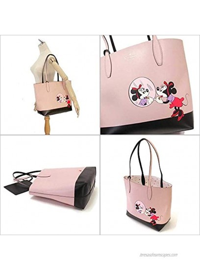 Kate Spade x Disney Minnie Mouse Large Reversible Leather Tote Purse