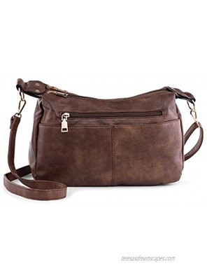 Katloo Medium Hobo Bag Women Purse Handbag PU Leather Crossbody Bag Shoulder Phone Pouch Tote Bags Ladies Satchel Wallet