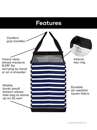 SCOUT Original Deano Tote Large Foldable Open-Top Bag for Beach Pool Everyday
