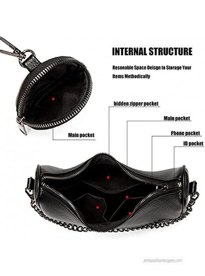 Small Crossbody Hobo Handbags for Women Multipurpose Soft Shoulder Bag Lightweight Retro Tote Bag with Coin Purse 2pcs set