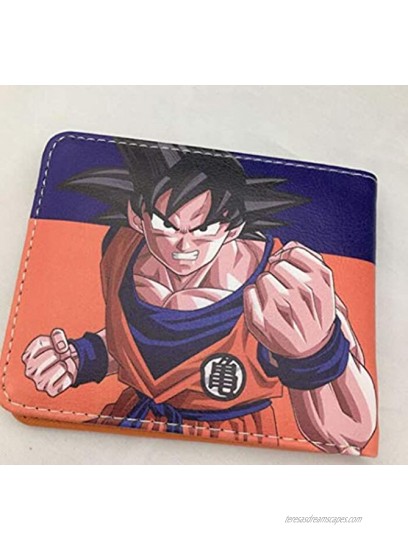 Anime Wallet Young Men and Women Students Short Wallets Japanese Cartoon Comics Purse Color C