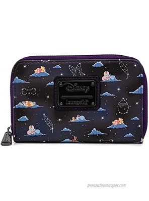 Loungefly Disney Character Animals Cloud Dreams Zip-Around Faux Leather Wallet