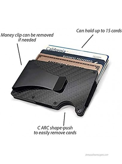USA Flag Aluminum Stainless Steel Money Clip Wallet Credit Card Holder Wallets For Men Accessories Minimalist Wallet With Money Clip And Credit Card Wallet Men Metal Wallets For Men