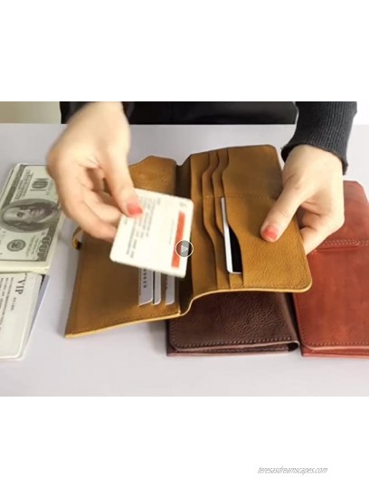 Wallets for Women Genuine Leather Card Organizer Dip Dye Coin Purse Ladies Ultrathin Wallets